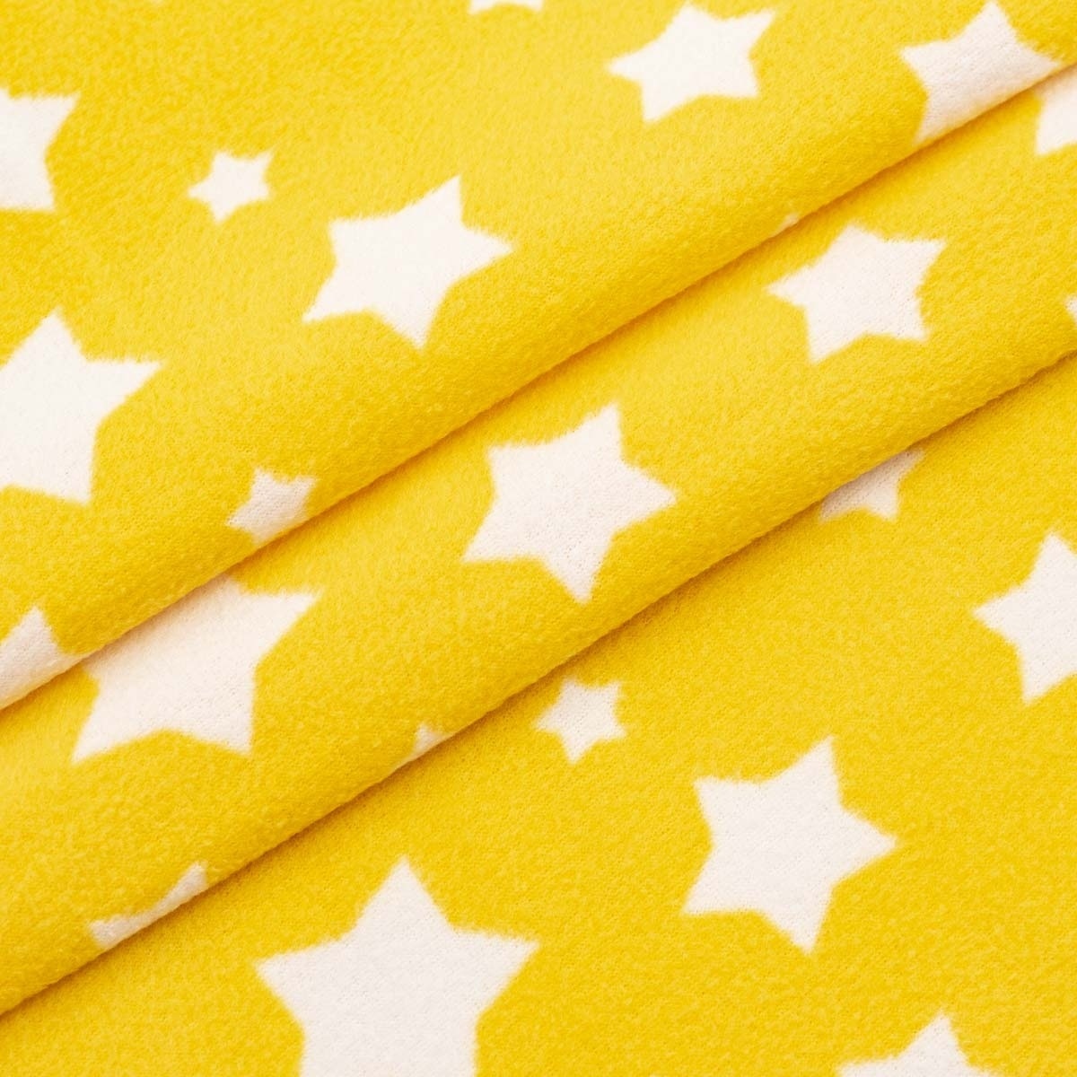Yellow Stars Fleece Patchwork Fabric фото 1