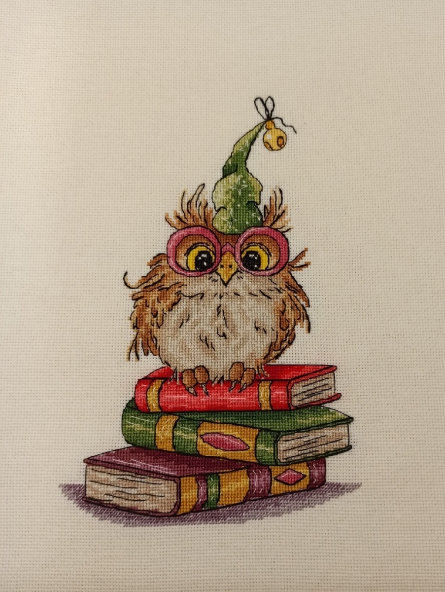 Curious Owl Cross Stitch Pattern фото 2
