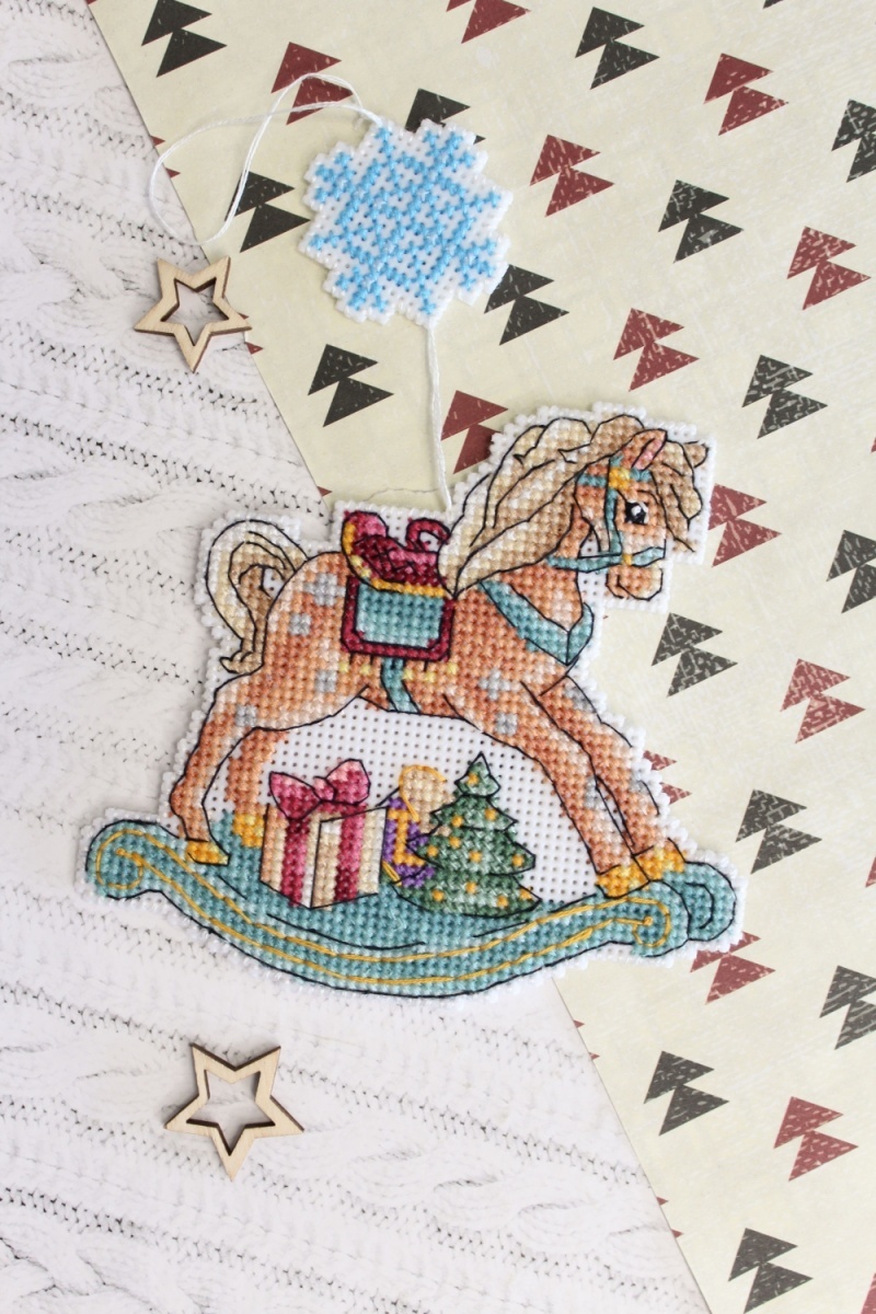 Christmas Horse Cross Stitch Kit фото 2