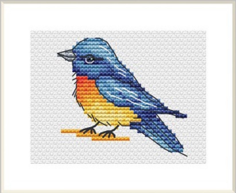 The Blue Bird Cross Stitch Chart фото 1
