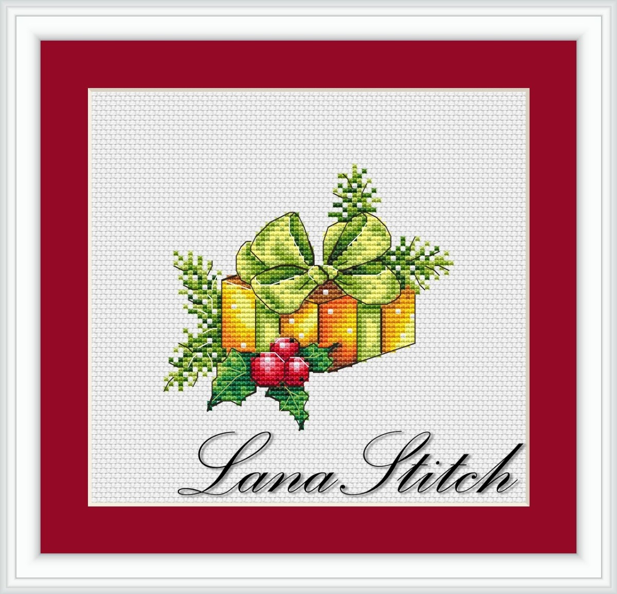 Christmas Tree Decoration. Gift Cross Stitch Pattern фото 1