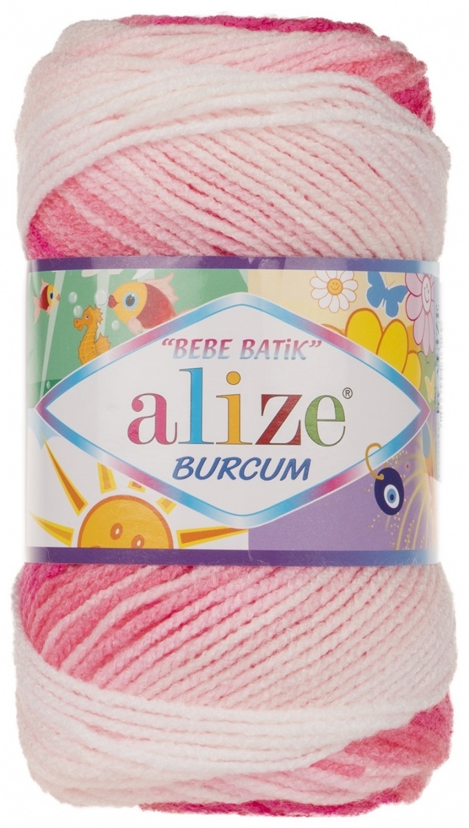 Alize Burcum Bebe Batik 100% Acrylic, 5 Skein Value Pack, 500g фото 3