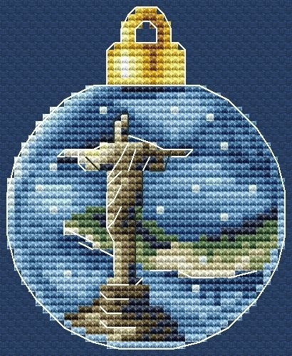 Christmas Bauble. Brazil Cross Stitch Pattern фото 1