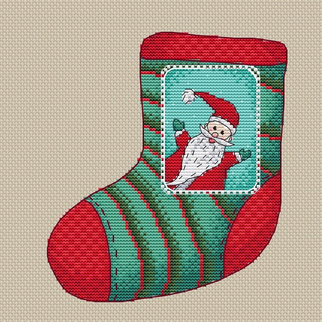 Hello, Santa Claus! Cross Stitch Pattern фото 1