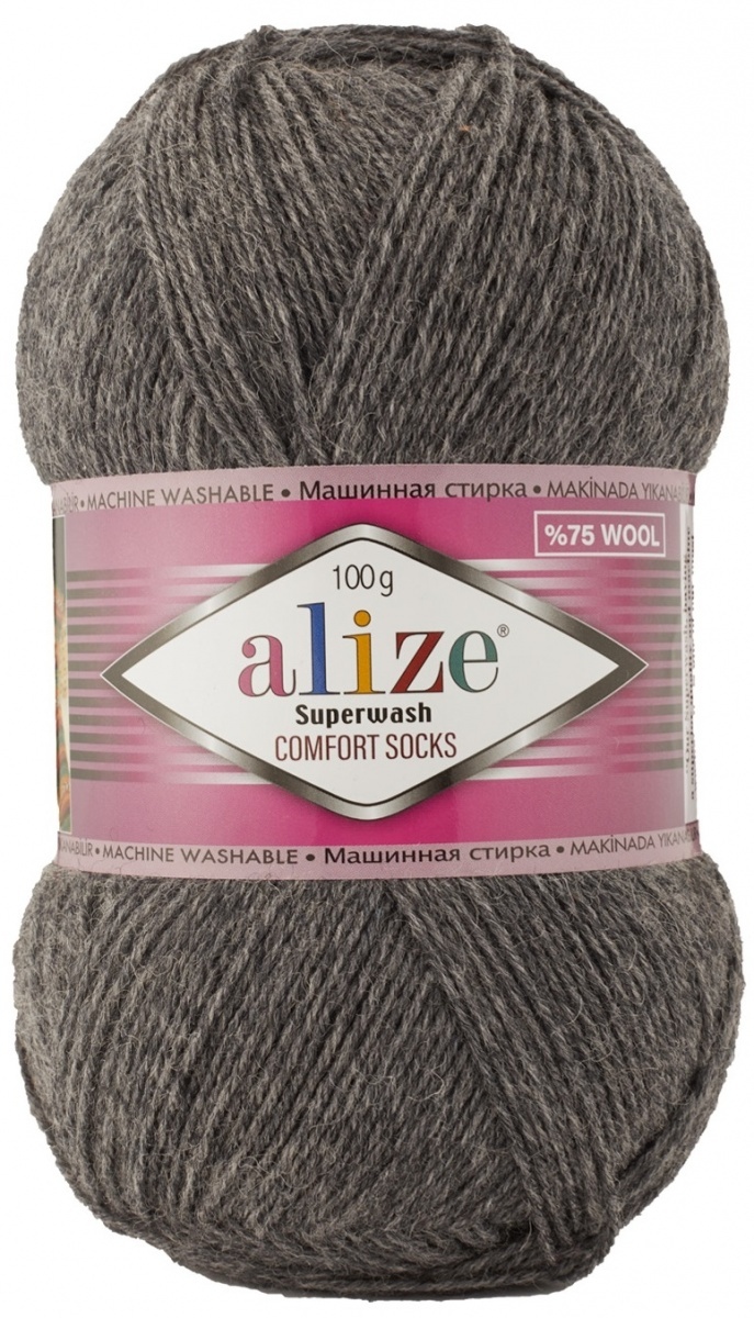 Alize Superwash Comfort Socks 75% wool, 25% polyamide 5 Skein Value Pack, 500g фото 11