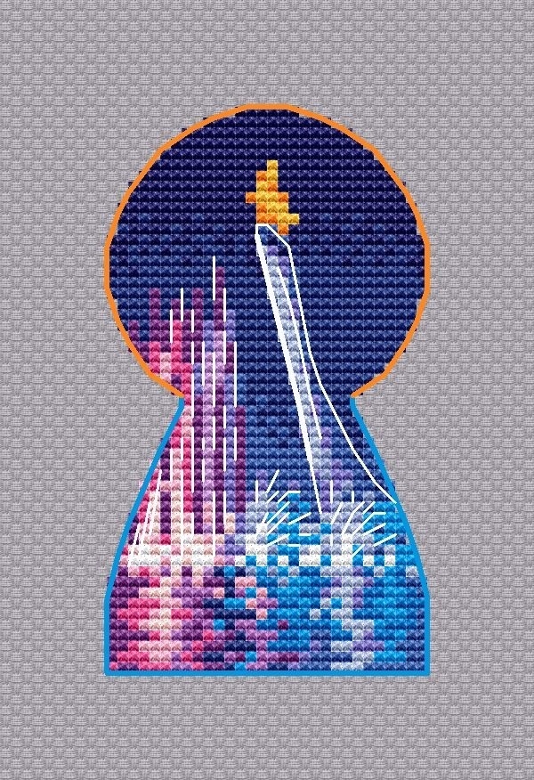 Olympic Park. Sochi Cross Stitch Pattern фото 1