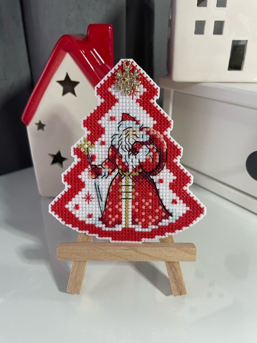 Christmas Tree. Father Christmas Cross Stitch Pattern фото 4