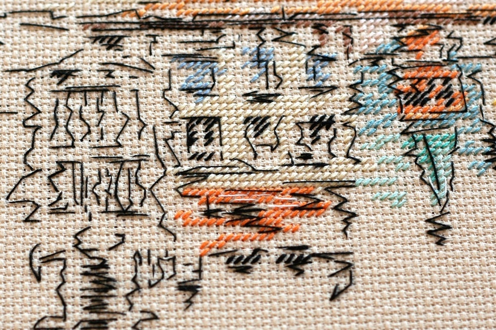 Colored Town-1 Cross Stitch Kit фото 5