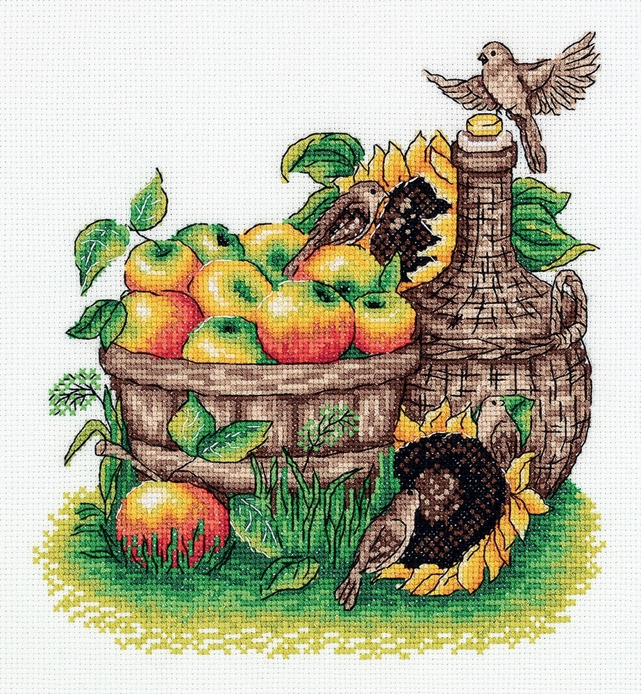 Apple Harvest Cross Stitch Kit фото 1
