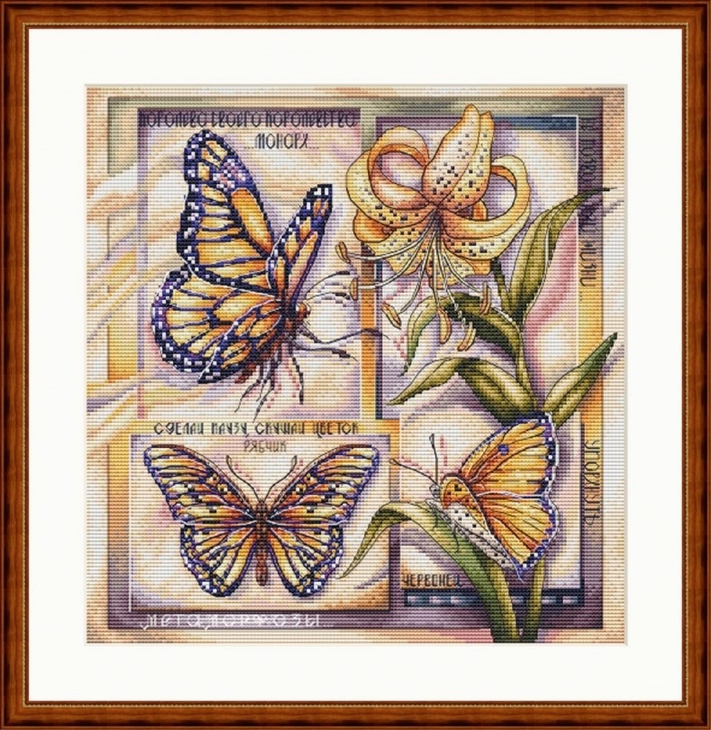 Butterflies Cross Stitch Pattern фото 1
