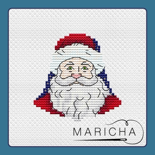The Santa Claus Cross Stitch Pattern фото 1