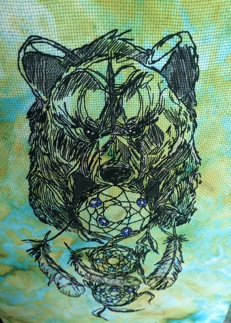 Dreamcatcher Bear Cross Stitch Pattern фото 6