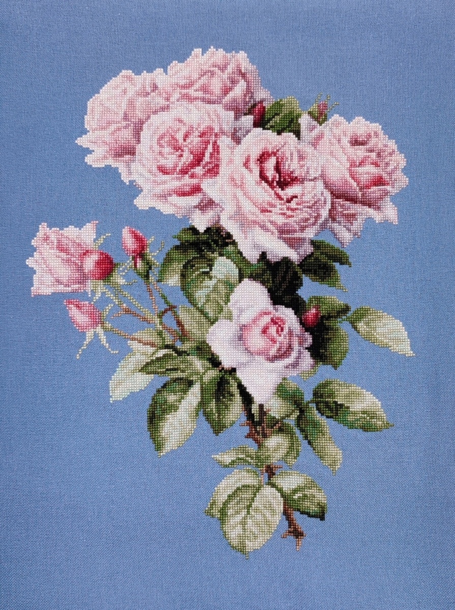 Rose Bouquet Cross Stitch Chart фото 3