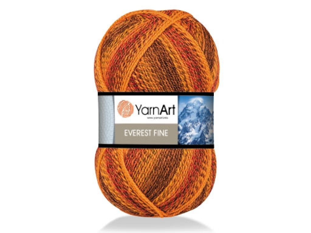 YarnArt Everest Fine 30% wool, 70% acrylic, 3 Skein Value Pack, 600g, code  YAEF YarnArt