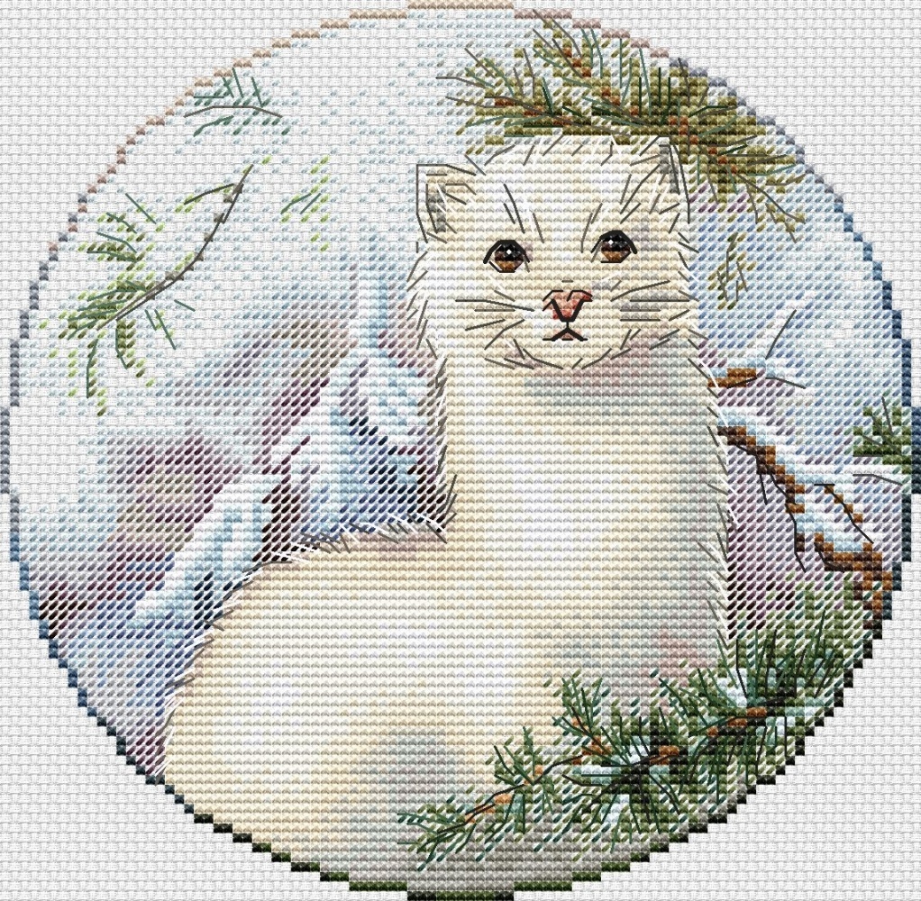 Forest Inhabitants. Weasel Cross Stitch Pattern, code NO-006 Natalya ...