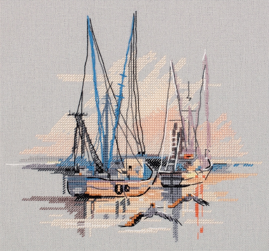 Charleston Harbor Cross Stitch Kit, code GM-7268 Panna | Buy online on ...