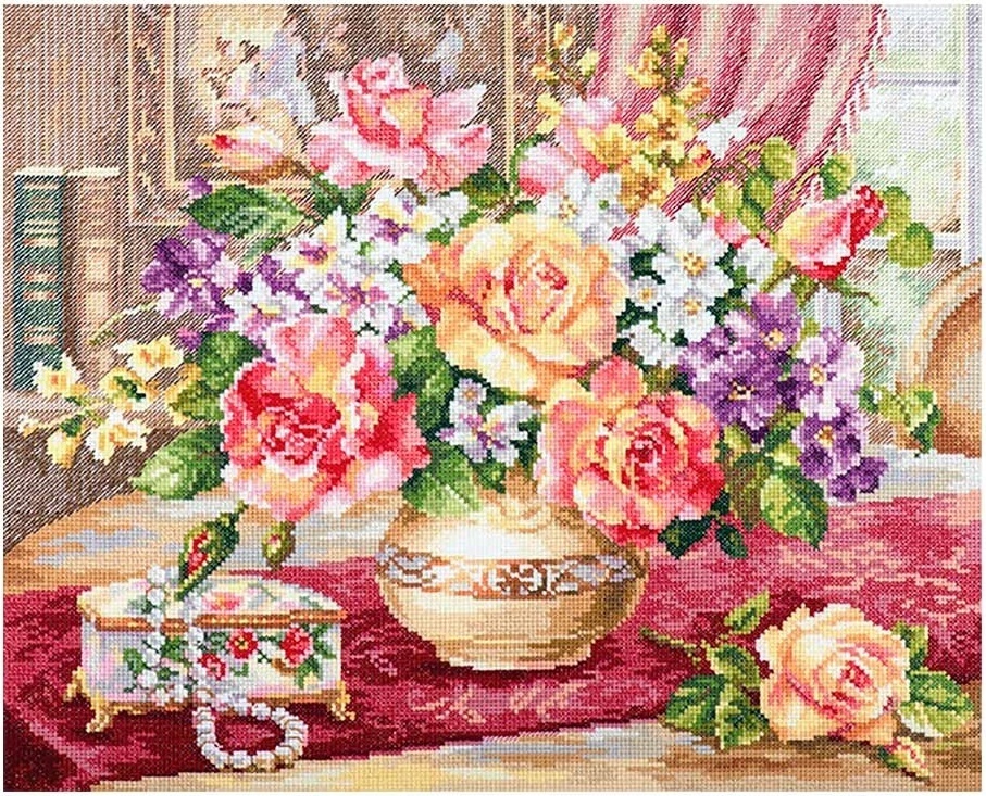 Roses in the Living Room Cross Stitch Kit, code 2-50 Alisa | Buy online ...