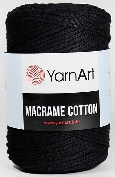 Yarnart Macrame Cord 5 mm - Macrame Cord Anthracite - 758