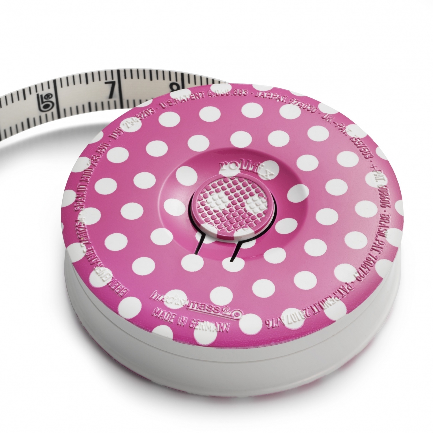 Spring tape measure Prym Love, pink, 150cm, арт. 282714 Prym