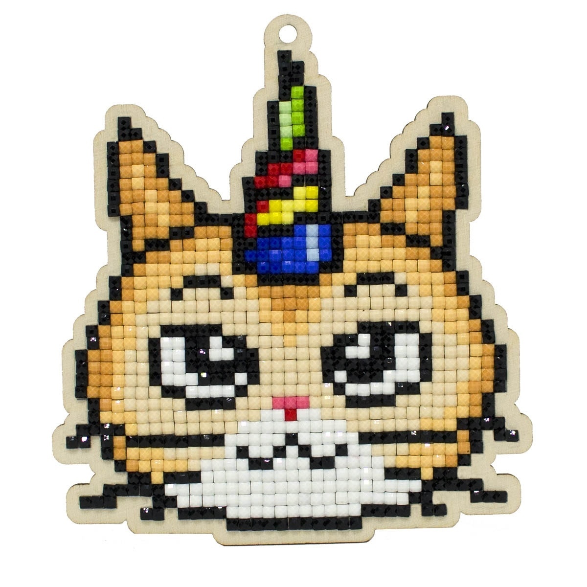 Festive Cat Pendant Diamond Painting Kit