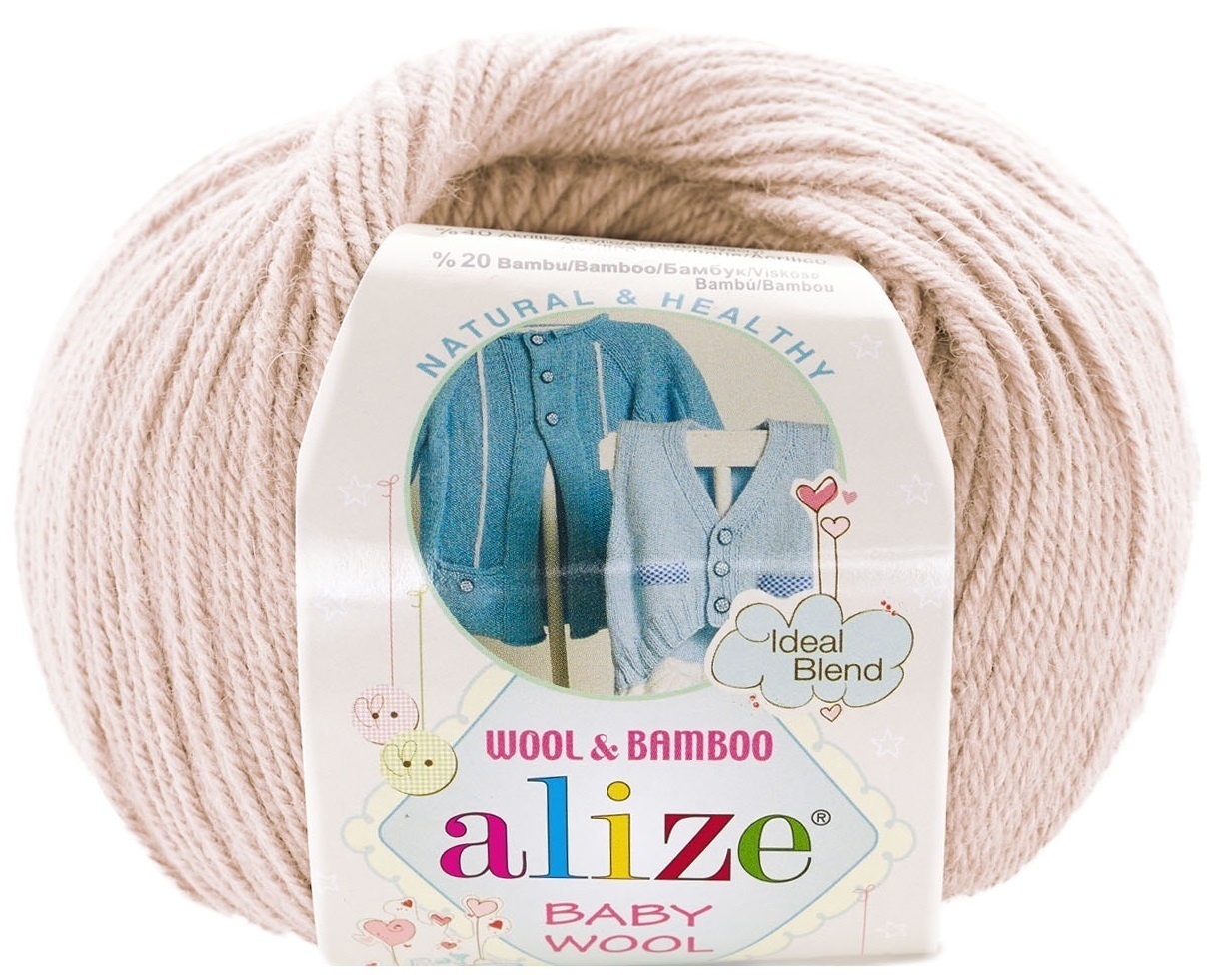 soit 500 g au total Alize Baby Wool Lot de 10 pelotes de laine à tricoter de 50 g chacune 20 % bambou et 40 % laine avec dégradé multicolore 