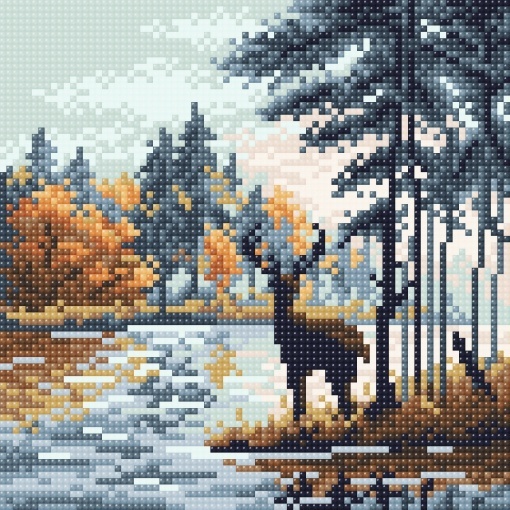 Deer in the forest 5D Diamond Painting -  – Five Diamond  Painting