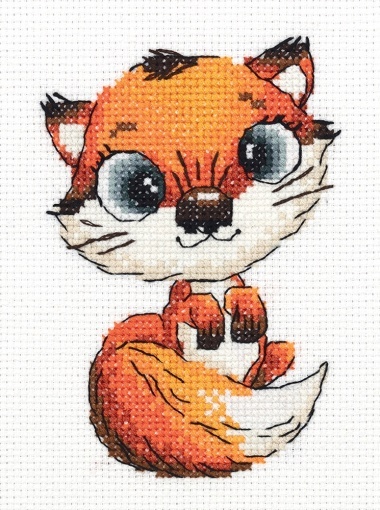 Abby the Fox Cross Stitch Kit, code 8-328 Klart | Buy online on ...