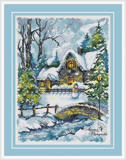 Christmas Miracle Cross Stitch Pattern, code AP-239 Anna Petunova | Buy ...