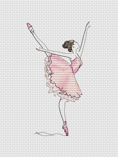 Silhouettes. Ballerina Cross Stitch Pattern, code AZ-Free-001 A-Z ...