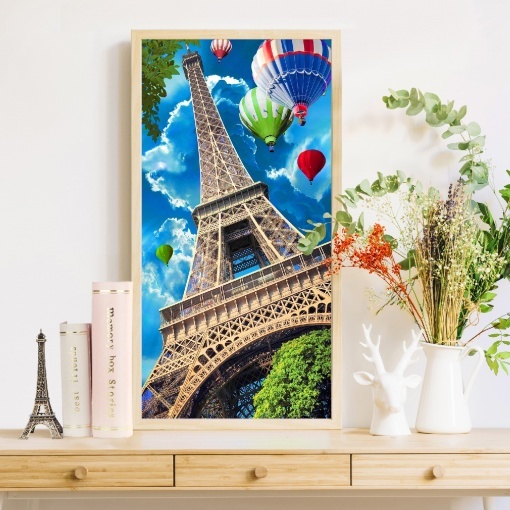 Sky over Paris Diamond Painting Kit, code DP-1708 Diamond painting ...