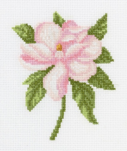 Pink Flower Cross Stitch Kit, code 8-317 Klart | Buy online on Mybobbin.com