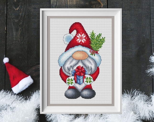 Scandinavian Gnome Cross Stitch Pattern, code KPX-115 KsPatternsXstitch ...