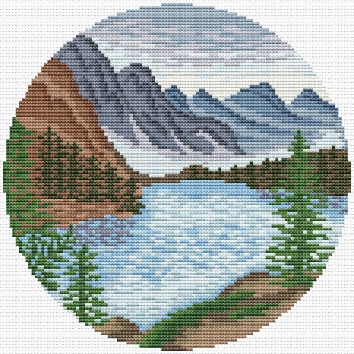 Landscape 5 Cross Stitch Pattern, code AN-119 Anna Nolfina | Buy online ...