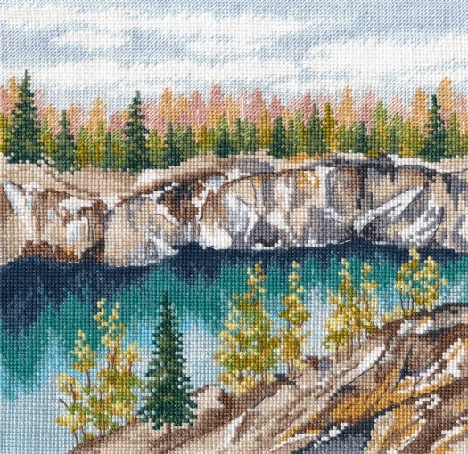 Marble Canyon. Ruskeala Cross Stitch Kit , code 1306 ARIES | Buy online ...