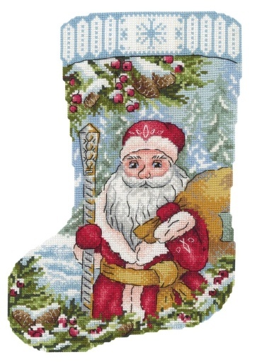 A Step from the Fairy Tale Stocking Cross Stitch Kit, code NV-807 MP ...